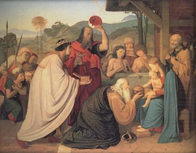 Friedrich Johann Overbeck The Adoration of the Magi (nn03) china oil painting image
